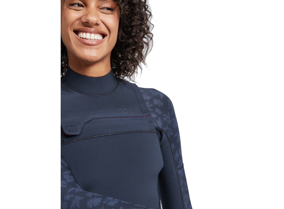 ROXY SWELL SERIES 5/4/3  MUTA DONNA FRONT ZIP BLACK