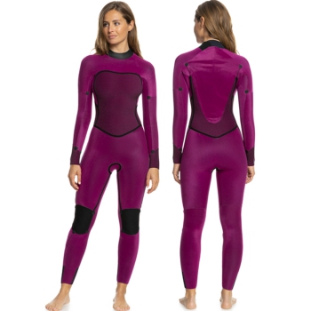 ROXY SWELL SERIES 5/4/3  MUTA DONNA FRONT ZIP BLACK