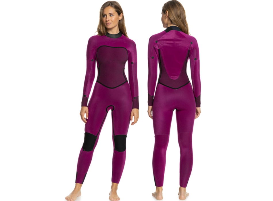 ROXY SWELL SERIES 5/4/3  MUTA DONNA FRONT ZIP BLACK