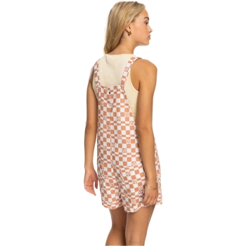ROXY VESTITO MIDNIGHT SKY CHECK SNOW WHITE SOL POWER