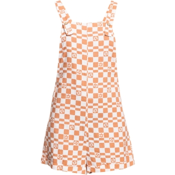ROXY VESTITO MIDNIGHT SKY CHECK SNOW WHITE SOL POWER