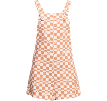 ROXY VESTITO MIDNIGHT SKY CHECK SNOW WHITE SOL POWER