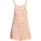 ROXY VESTITO MIDNIGHT SKY CHECK SNOW WHITE SOL POWER