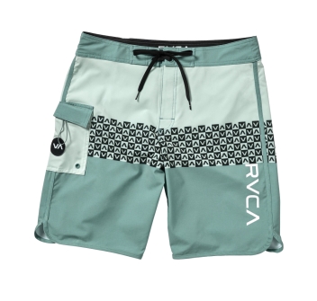 RVCA EASTERN TRUNK 20" PANTALONCINI SURF LEAD