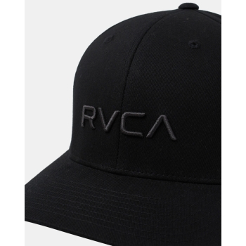 RVCA FLEX FIT CAPPELLINO BLACK