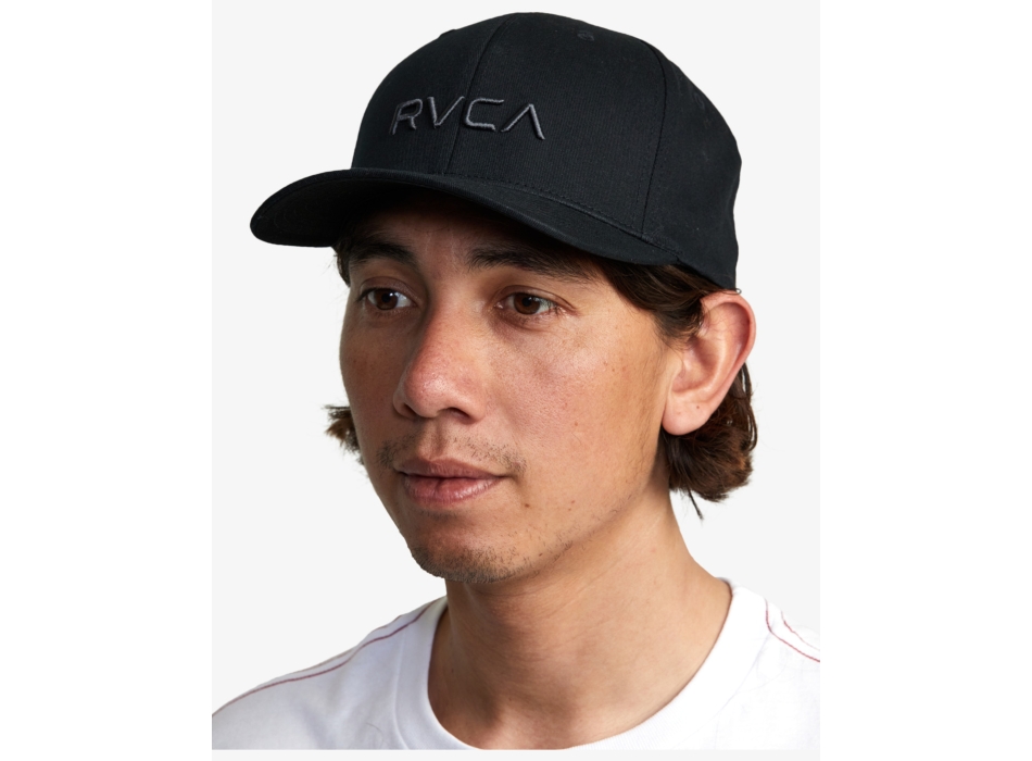 RVCA FLEX FIT CAPPELLINO BLACK