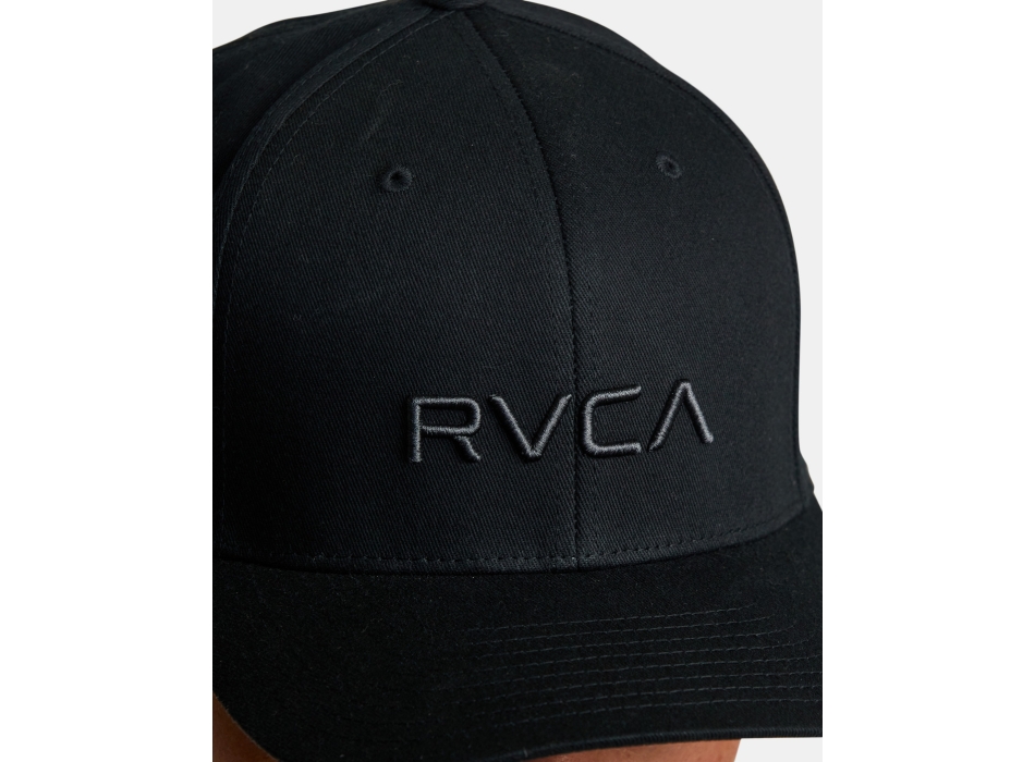 RVCA FLEX FIT CAPPELLINO BLACK