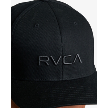 RVCA FLEX FIT CAPPELLINO BLACK