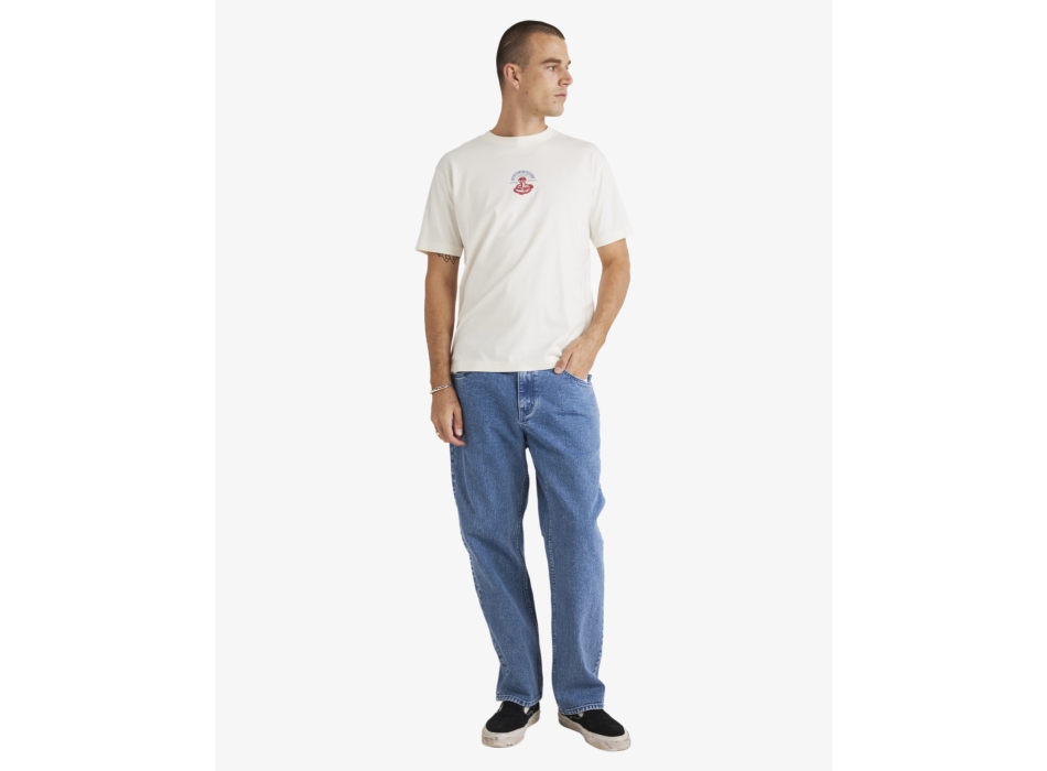 RVCA KEEP CHARMER T-SHIRT ANTIQUE WHITE