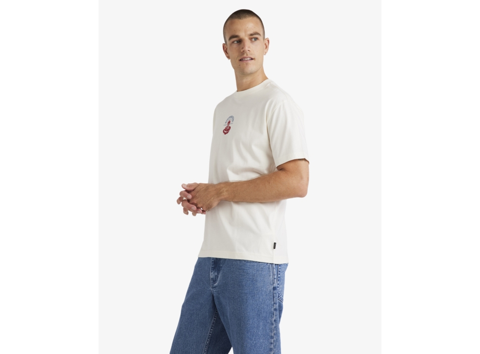 RVCA KEEP CHARMER T-SHIRT ANTIQUE WHITE