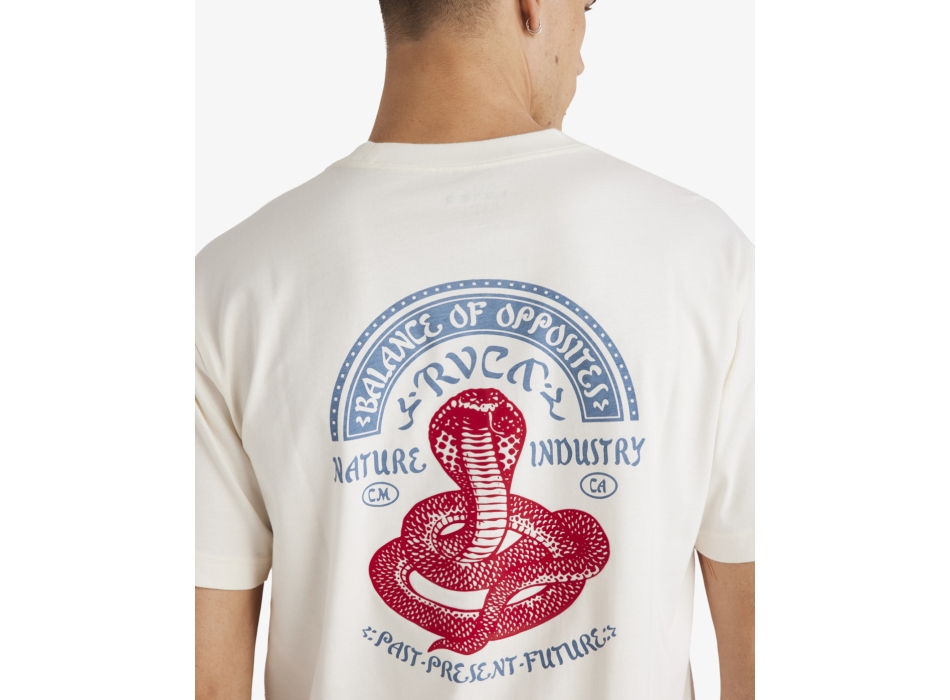 RVCA KEEP CHARMER T-SHIRT ANTIQUE WHITE