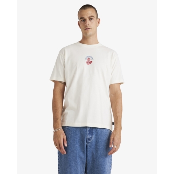 RVCA KEEP CHARMER T-SHIRT ANTIQUE WHITE