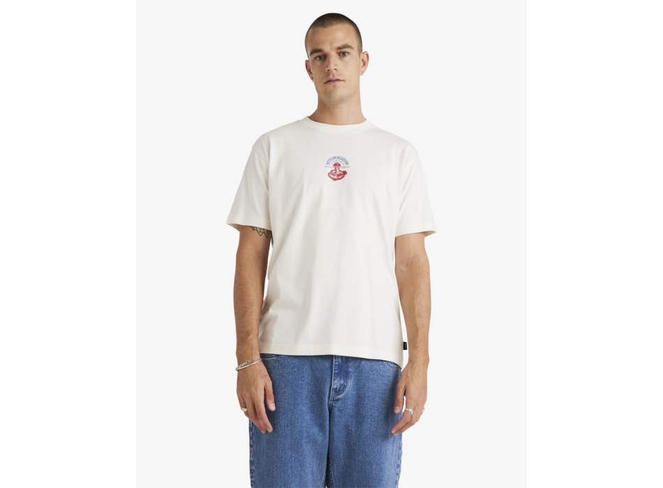 RVCA KEEP CHARMER T-SHIRT ANTIQUE WHITE