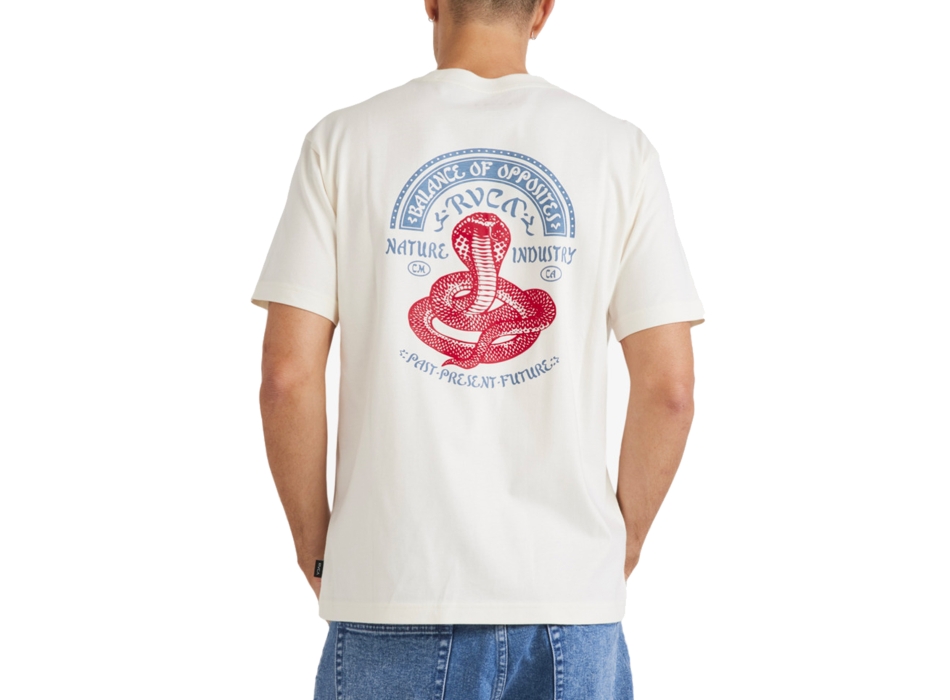 RVCA KEEP CHARMER T-SHIRT ANTIQUE WHITE