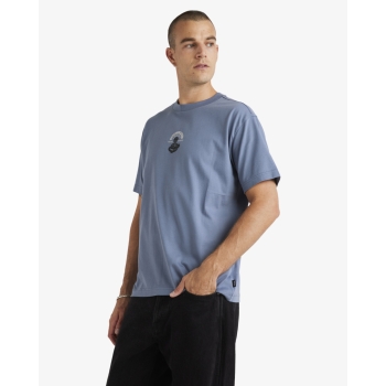 RVCA KEEP CHARMER T-SHIRT VINTAGE NAVY