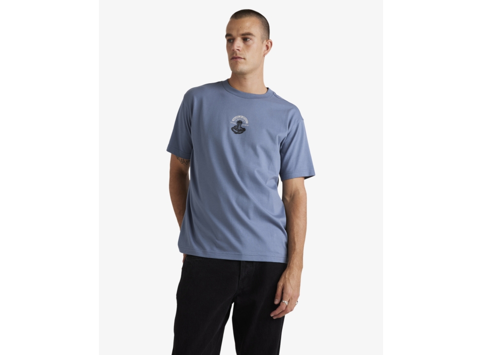 RVCA KEEP CHARMER T-SHIRT VINTAGE NAVY