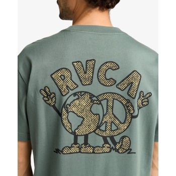 RVCA UNITED T-SHIRT BALSAM GREEN