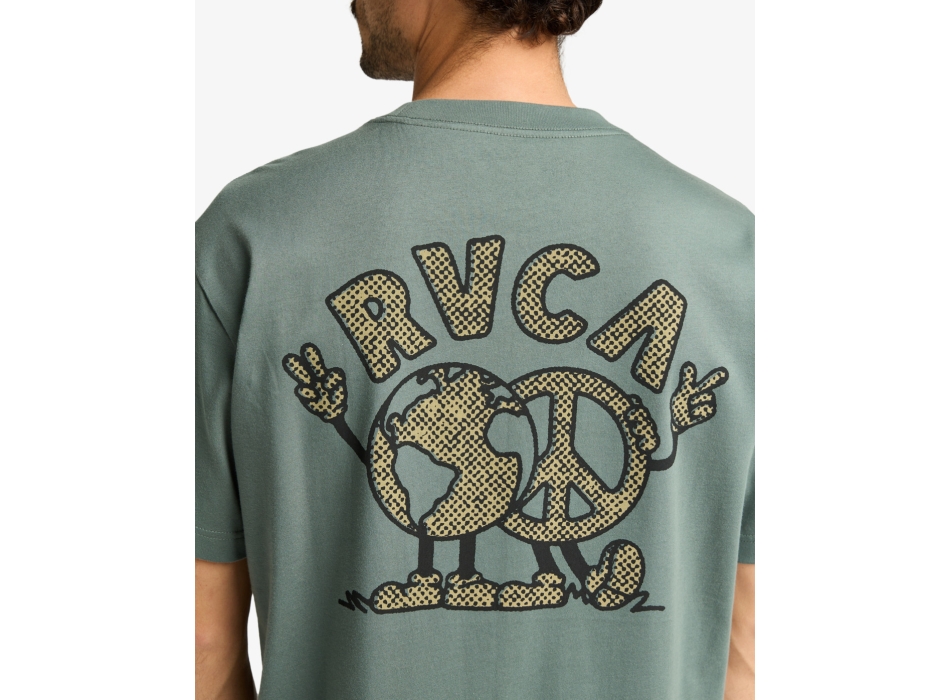 RVCA UNITED T-SHIRT BALSAM GREEN