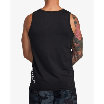 RVCA VA SPORT CANOTTA BLACK