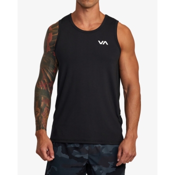 RVCA VA SPORT CANOTTA BLACK