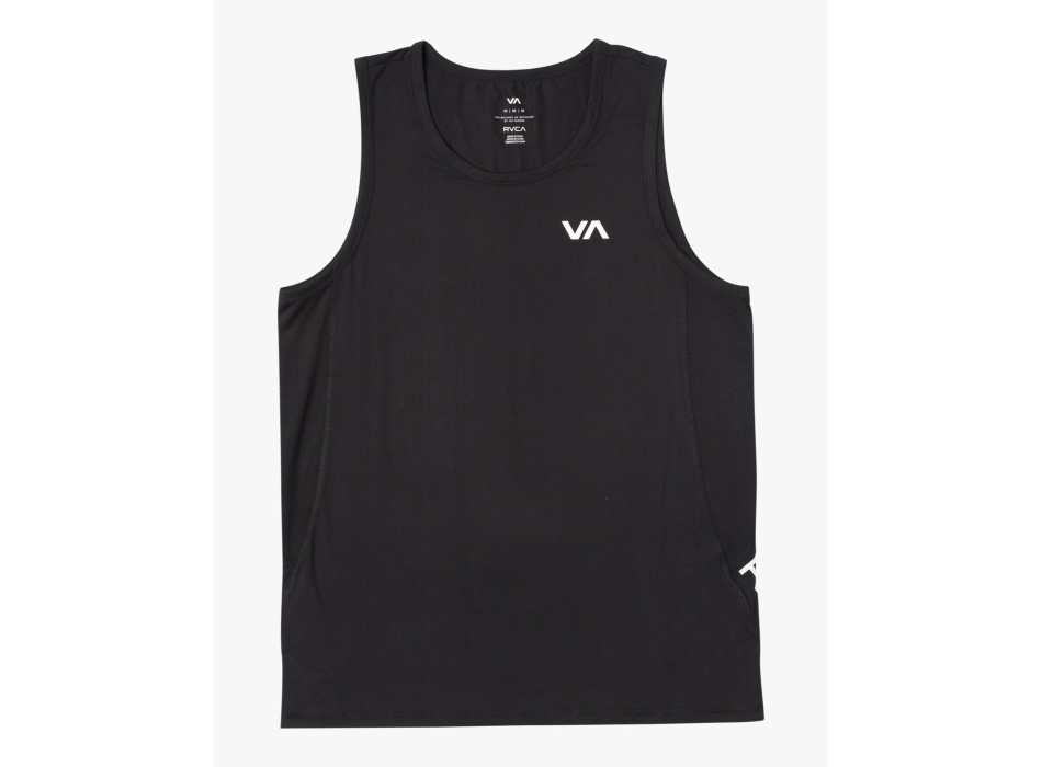 RVCA VA SPORT CANOTTA BLACK
