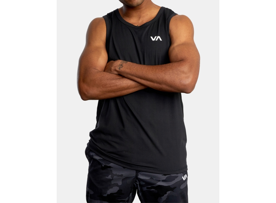 RVCA VA SPORT CANOTTA BLACK