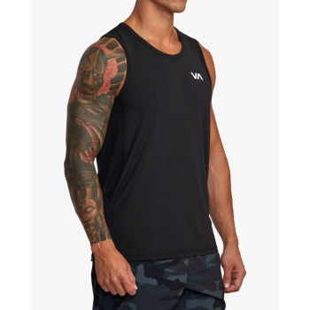 RVCA VA SPORT CANOTTA BLACK