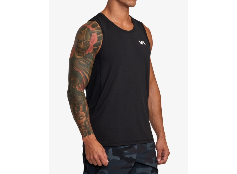 RVCA VA SPORT CANOTTA BLACK