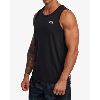 RVCA VA SPORT CANOTTA BLACK