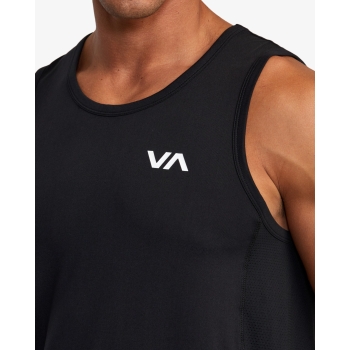 RVCA VA SPORT CANOTTA BLACK