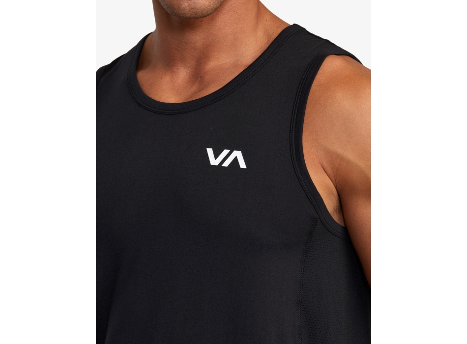 RVCA VA SPORT CANOTTA BLACK
