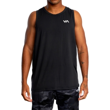RVCA VA SPORT CANOTTA BLACK