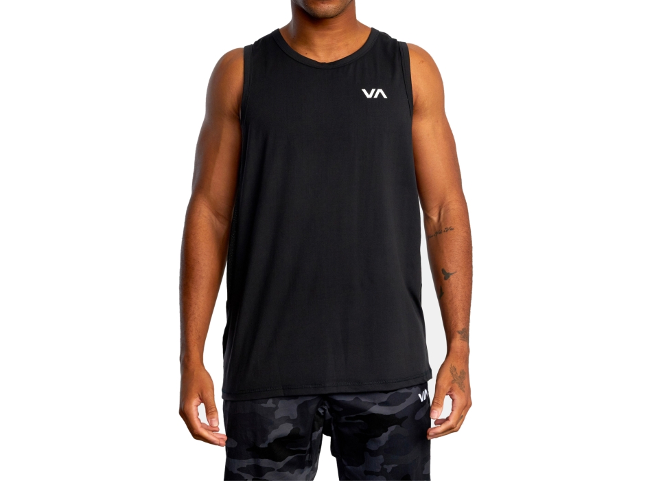 RVCA VA SPORT CANOTTA BLACK