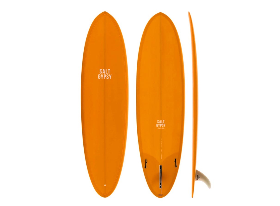 SALT GYPSY 7'4" MID TIDE PU FCSII 2+1 