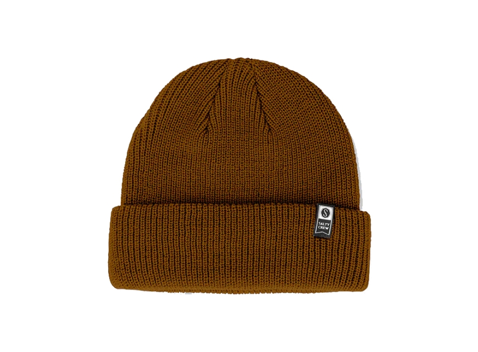 SALTY CREW ALPHA BEANIE BRONZE BROWN