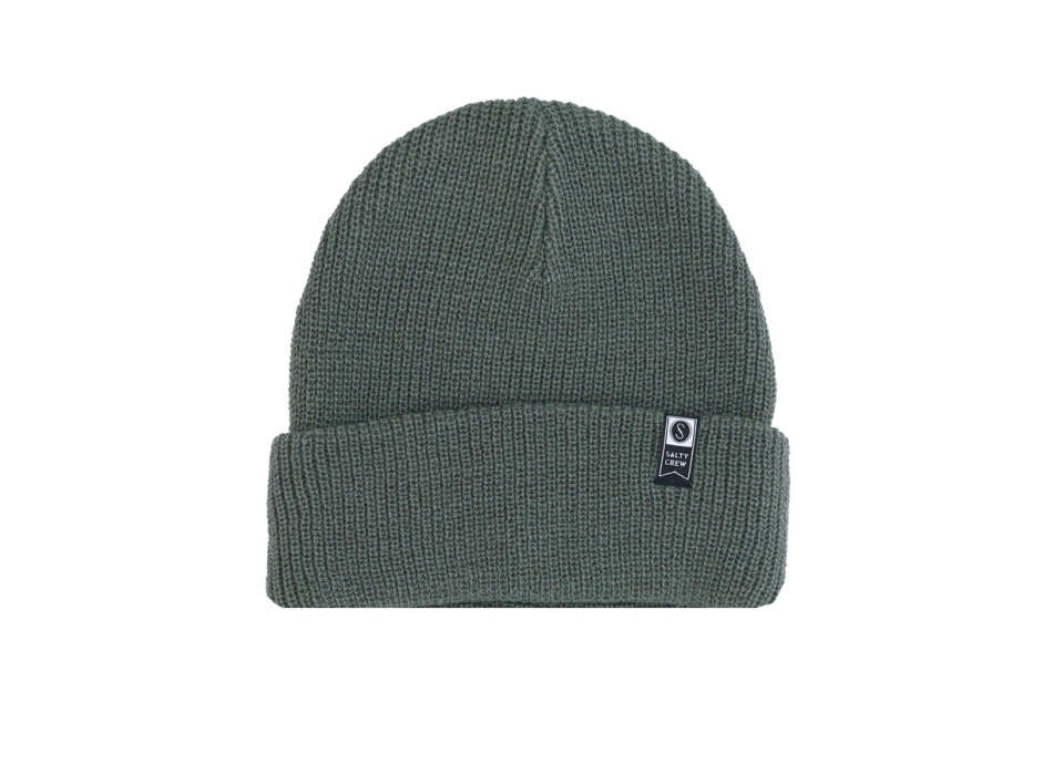 SALTY CREW ALPHA BEANIE MOSS