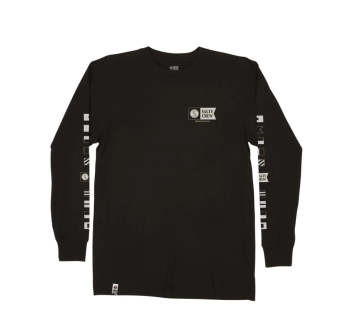 SALTY CREW ALPHA PREMIUM MAGLIA MANICHE LUNGHE BLACK