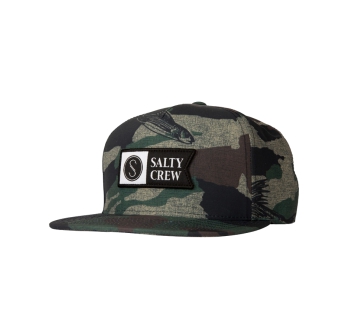 SALTY CREW ALPHA TECH 5 PANEL CAPPELLINO CAMO