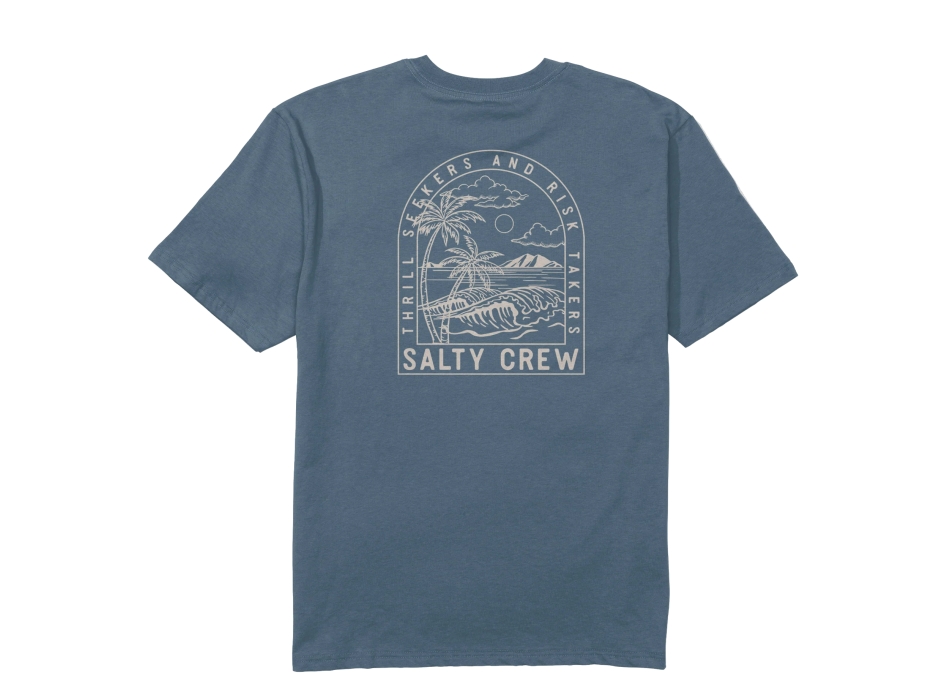 SALTY CREW ARCHWAY CLASSIC T-SHIRT SLATE