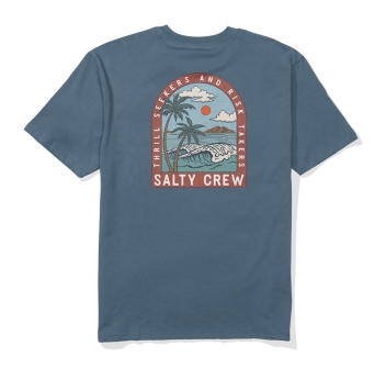 SALTY CREW ARCHWAY CLASSIC T-SHIRT SLATE