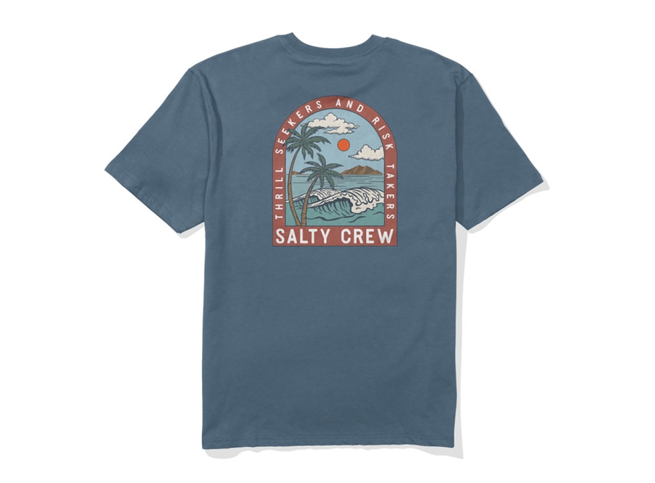 SALTY CREW ARCHWAY CLASSIC T-SHIRT SLATE