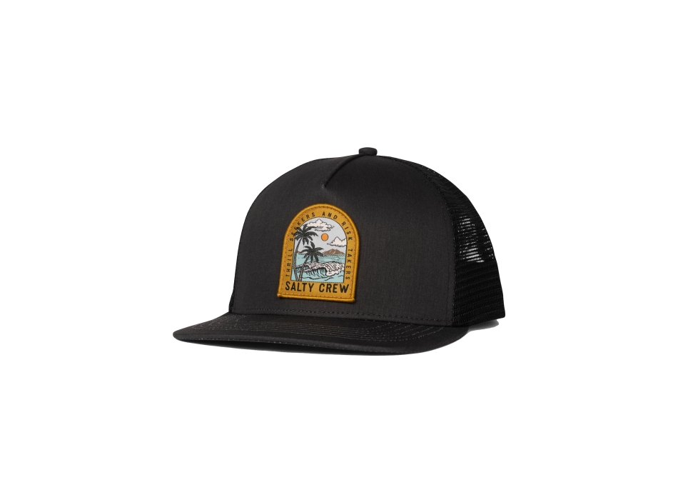 SALTY CREW ARCHWAY TRUCKER CAPPELLINO BLACK