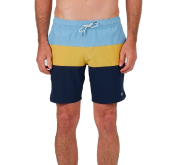 SALTY CREW BEACONS 2 ELASTIC BOARDSHORTS 18" SEAWEED