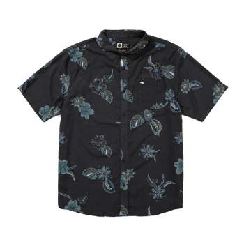 SALTY CREW BREEZER PERF BUTTON UP CAMICIA MANICHE CORTE UPF50+ PHANTOM