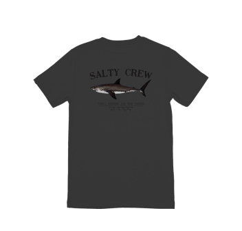 SALTY CREW BRUCE BOYS T-SHIRT CHARCOAL