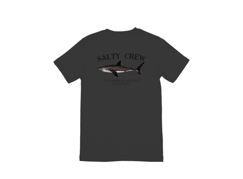 SALTY CREW BRUCE BOYS T-SHIRT CHARCOAL