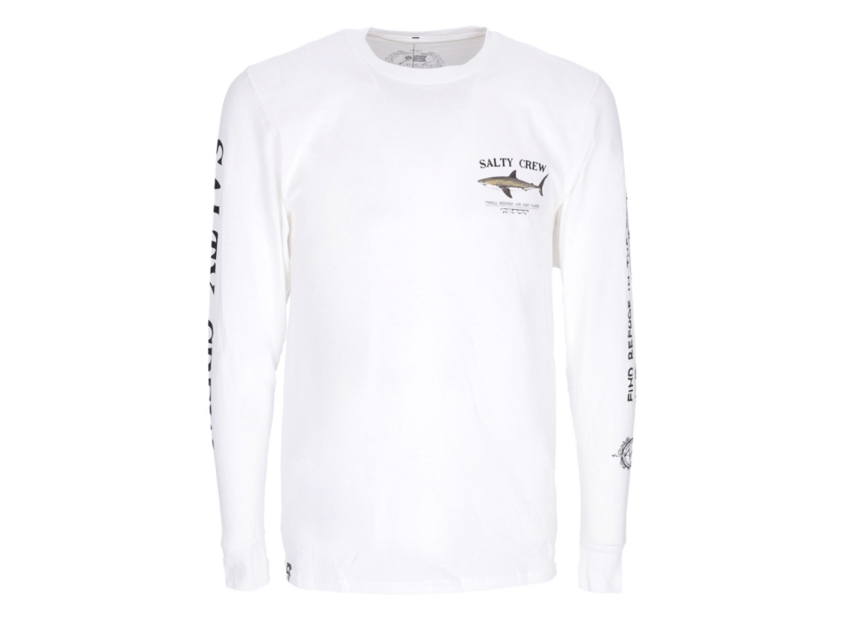 SALTY CREW BRUCE LYCRA MANICHE LUNGHE WHITE