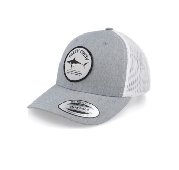 SALTY CREW BRUCE RETRO TRUCKER CAPPELLINO GREY WHITE