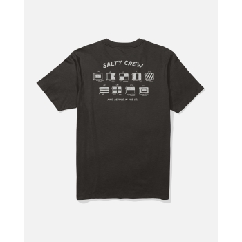 SALTY CREW CALL SIGN T-SHIRT BLACK