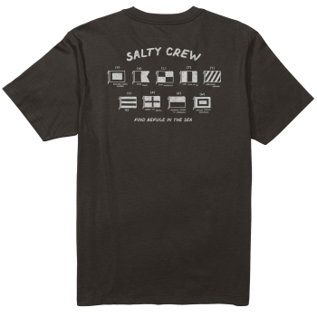 SALTY CREW CALL SIGN T-SHIRT BLACK